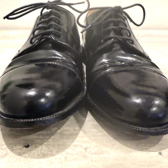 Cole Haan Caldwell Black Leather Oxford Cap Toe Lace Up 08330 Men's Size 10D - Picture 9 of 12